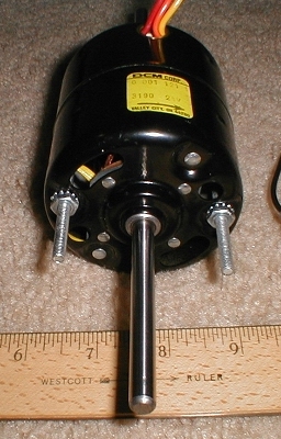 DCM Motor - End View