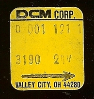 DCM Motor - Label